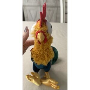 Disney Moana Heihei Rooster Plush Toy Puppet 15in Colorful Stuffed Bird Figure